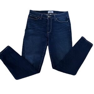 PAIGE Women’s Hoxton Ankle Dark Blue Denim. Size 28